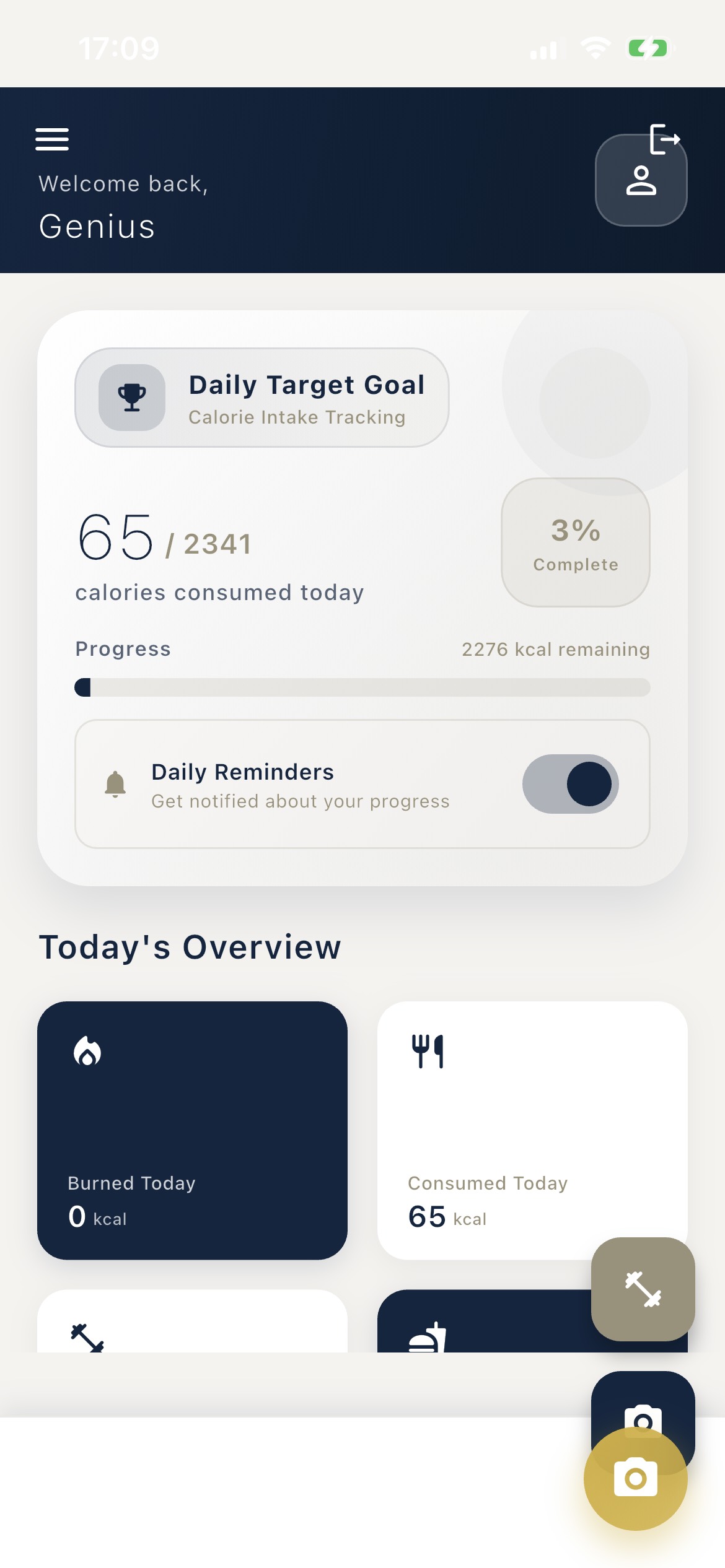 Nutri AI Dashboard
